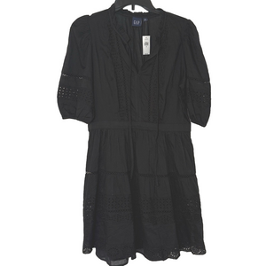 NWT GAP Black Lace Dress with Slip Women’s Medium Elegant Cocktail Dress